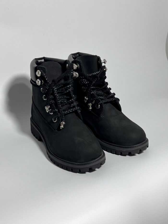 Timberland Boots x Chrome Hearts 'Black'