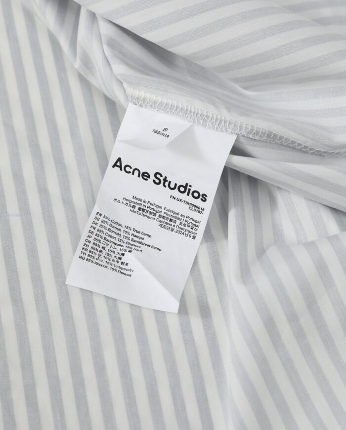 Acne Studio Striped 96 Print Shirt