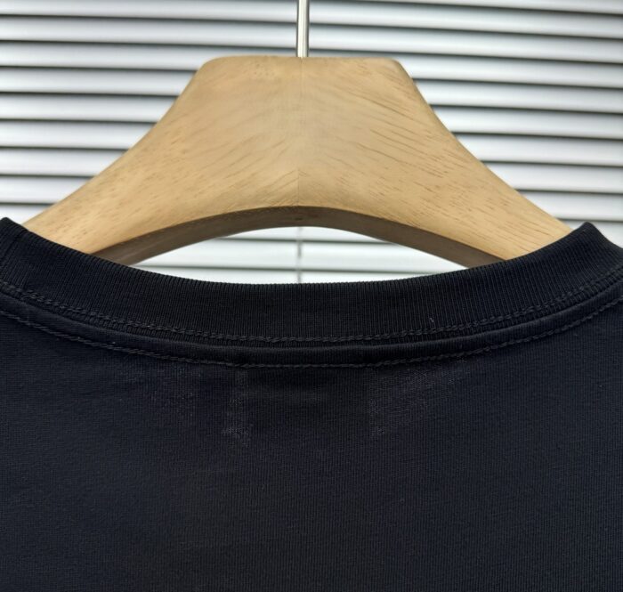 Dior Embroidery Logo T-shirt 'Black/Pink/Green'