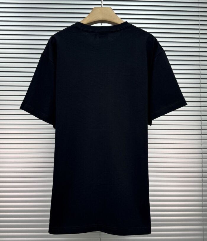 Dior Embroidery Logo T-shirt 'Black/Pink/Green'