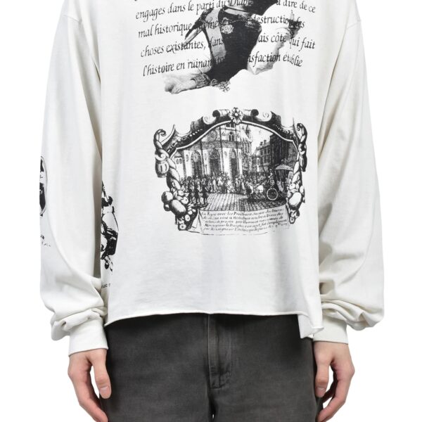 ERD Napoleon LS T-SHIRT Faded WHT 22 ERD Napoleon LS T-SHIRT / Faded WHT