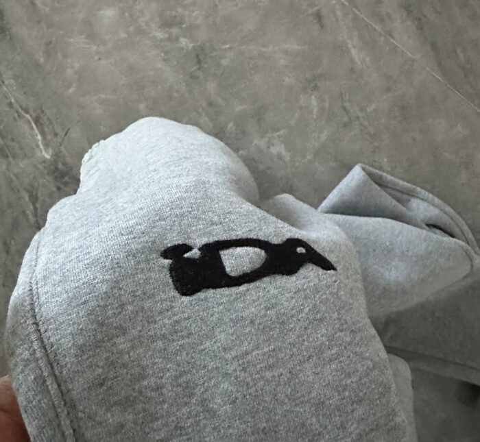 IDA Letter Back Tracksuit Hoodie & Pants 'Grey'