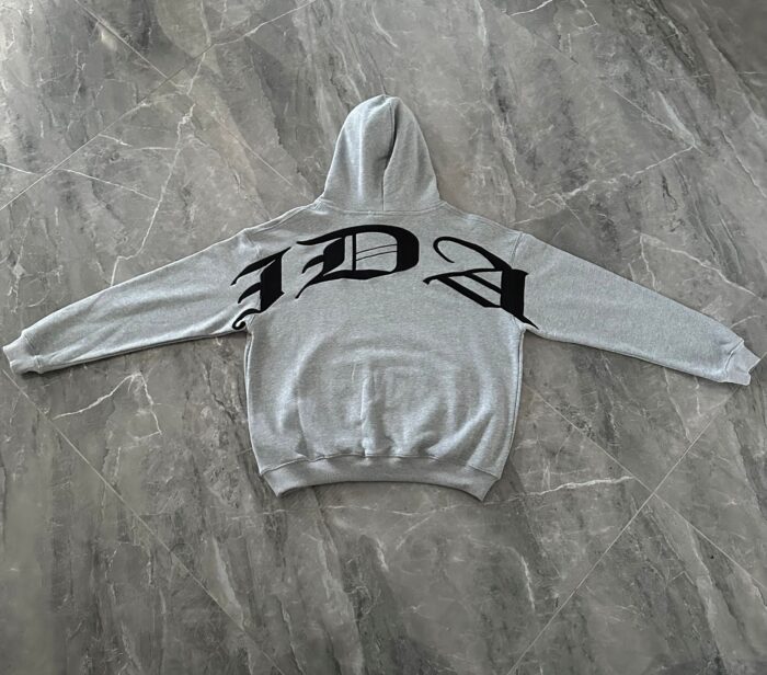 IDA Letter Back Tracksuit Hoodie & Pants 'Grey'