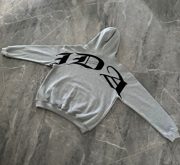 IDA Letter Back Tracksuit Hoodie & Pants 'Grey'