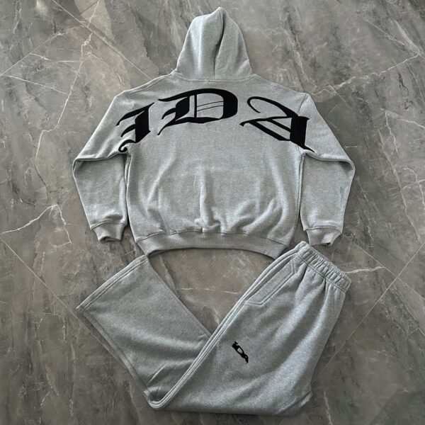 IDA Letter Back Tracksuit Hoodie & Pants 1417 IDA Letter Back Tracksuit Hoodie & Pants 'Grey'