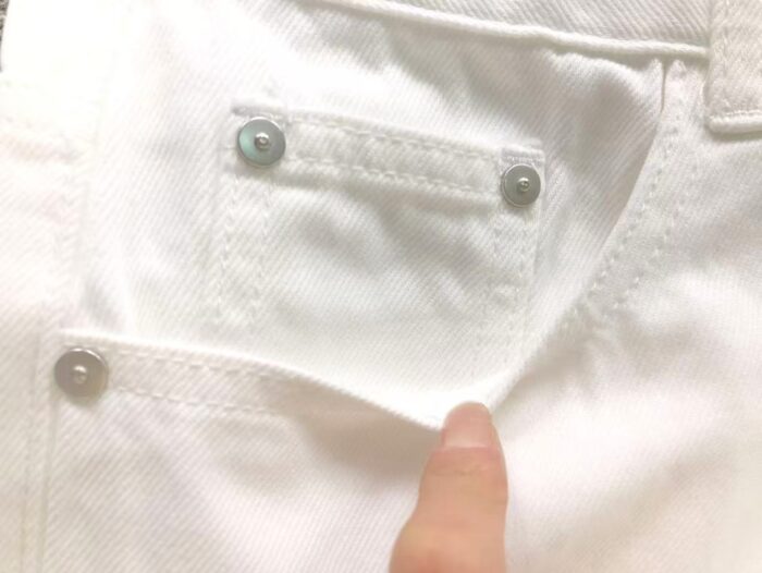Lacoste 5 Pockets Pants White