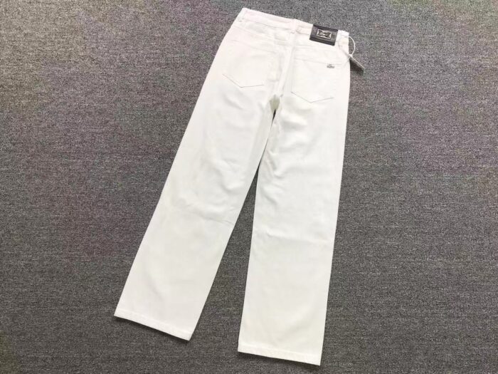 Lacoste 5 Pockets Pants White