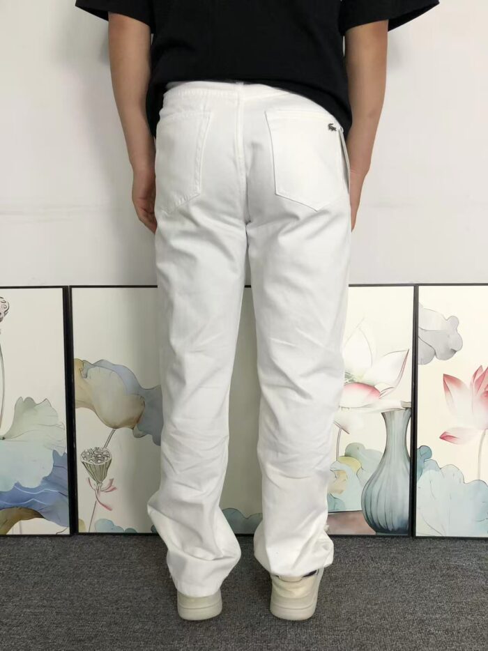 Lacoste 5 Pockets Pants White
