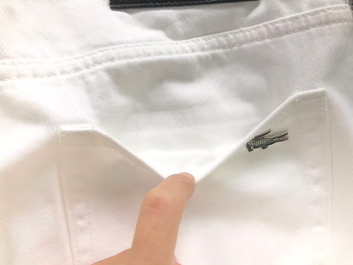 Lacoste 5 Pockets Pants White
