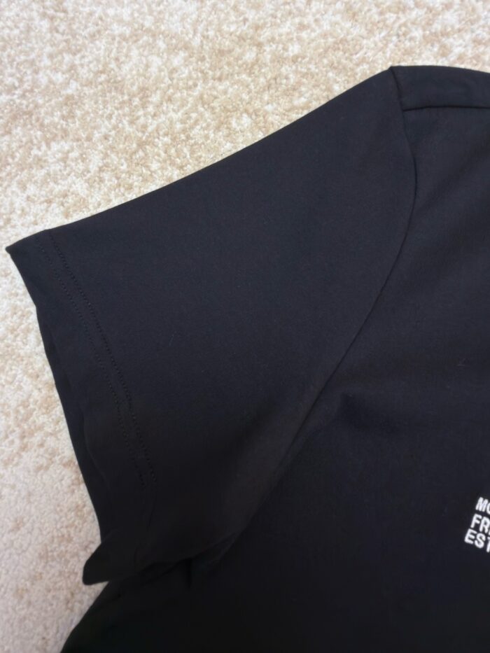 Moncler Letter Logo T-Shirt 'Black/White'