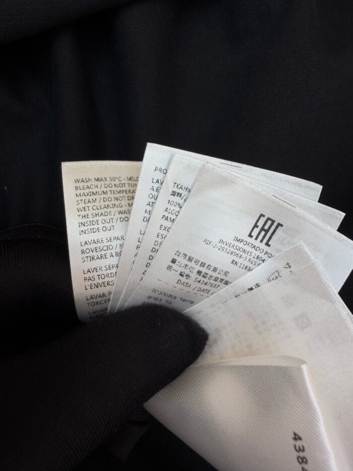 Moncler Letter Logo T-Shirt 'Black/White'