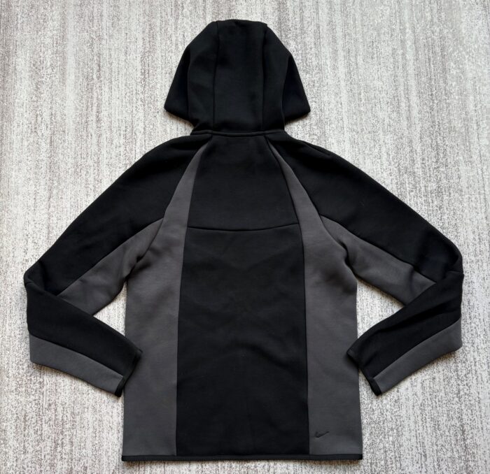 Nike Tech Fleece Hoodie & Joggers Set 'Black/Grey'