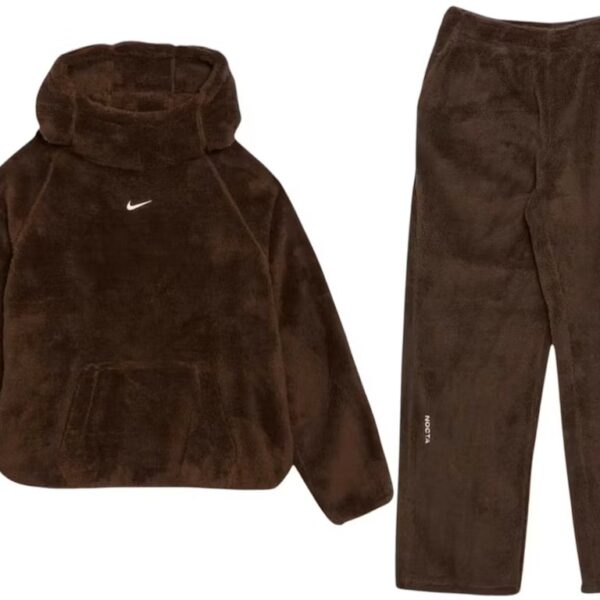 Nike-x-NOCTA-Chalet-Polar-Men-Tracksuit-Set-Brown Nike x NOCTA Chalet Polar Men Tracksuit Set