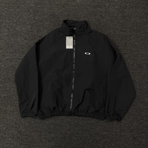 Oakley Windbreaker Double Zippers Black2 Oakley Windbreaker Double Zippers 'Black'