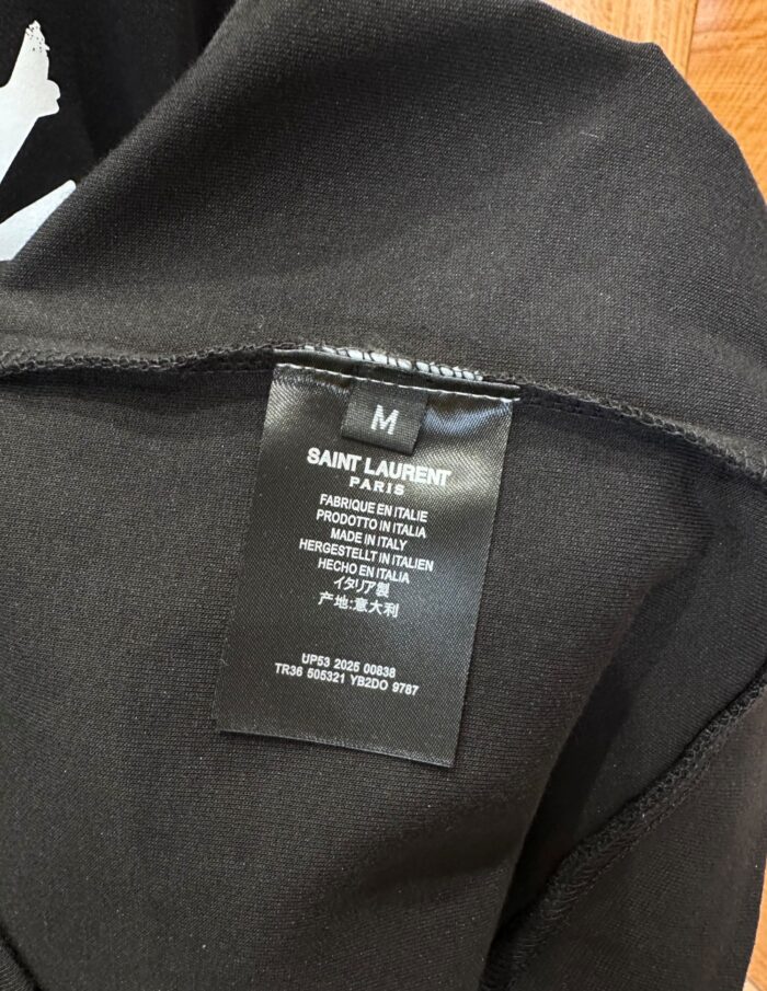 Saint Laurent Box Logo Hoodie 'Black'