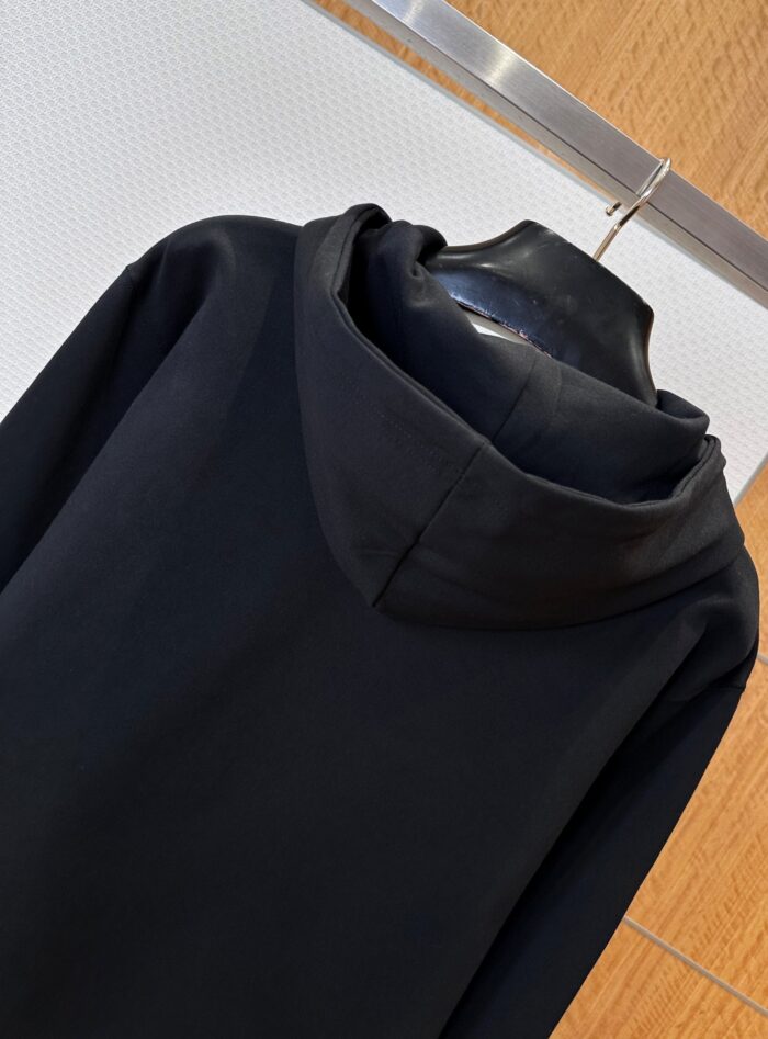 Saint Laurent Box Logo Hoodie 'Black'