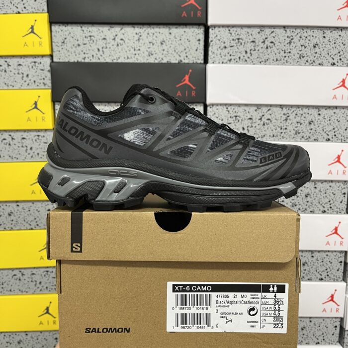 Salomon XT 6 Camo 'Black/Asphalt/Castlerock'