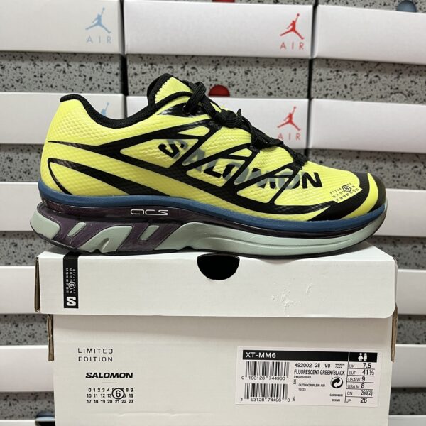 Salomon XT 6 – MM6 Fluorescent GreenBlack 8 Salomon XT 6 – MM6 'Fluorescent Green/Black'