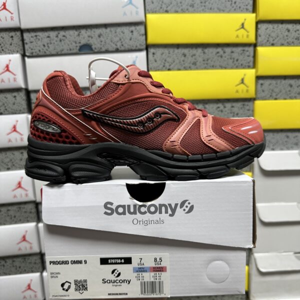 Sauconi Pro Grid Omni 9 Brown Brun 1 Sauconi Pro Grid Omni 9 'Brown Brun'
