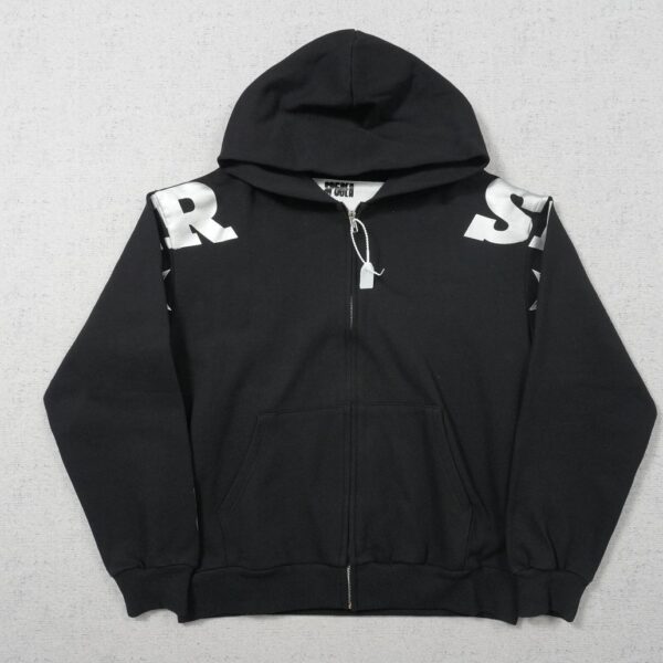 Sp5der MX555 Zip Hoodie Black7 Sp5der MX555 Zip Hoodie Black