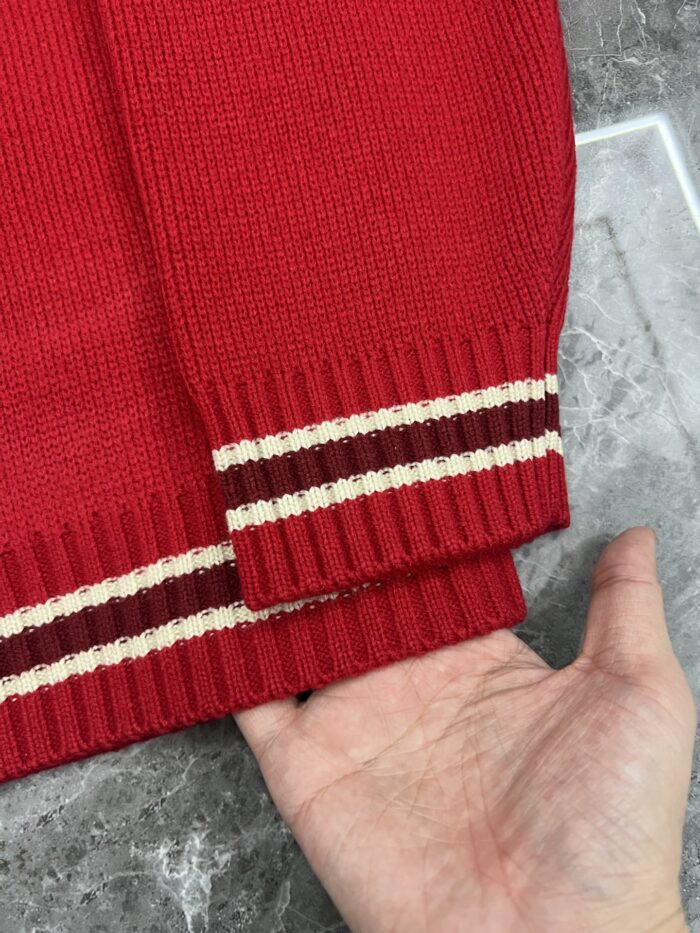 Supreme Script Stripe Half Zip Sweaters